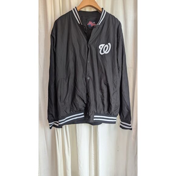 Washington Nationals AAPI Day Jacket Size XL Black MLB - Picture 1 of 13